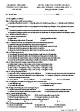 Đề thi kiểm tra chuyên đề lần 4 môn Sinh học Lớp 11 - Mã đề 570 - Năm học 2018-2019 - Trường THPT Liễn Sơn